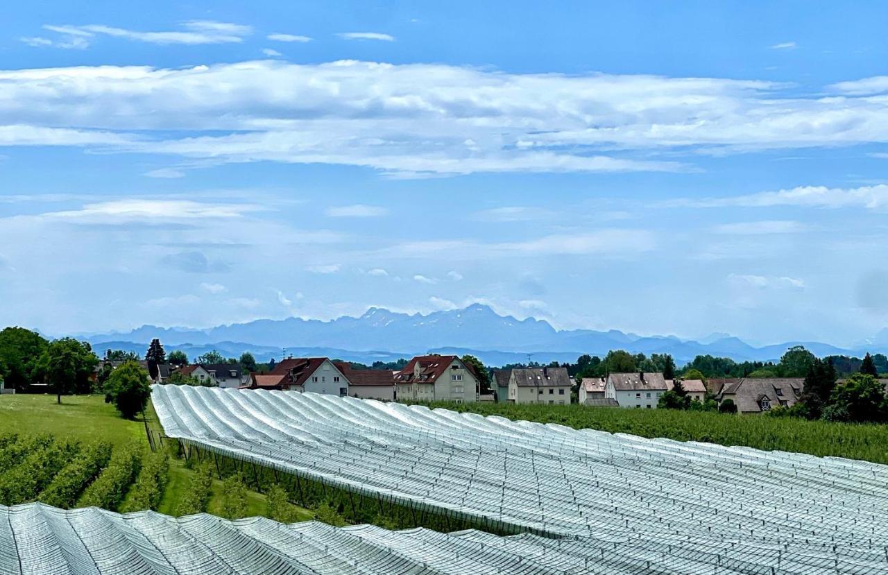 Panorama Domizil Ravensburg Mit Alpenblick Balkon Apartment Luaran gambar